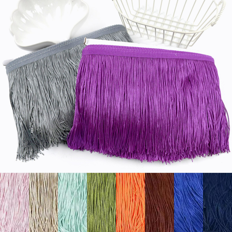 شريط زخرفي من البوليستر بطول 5 - مراجعة Fringe Ribbon Sewing وسعره