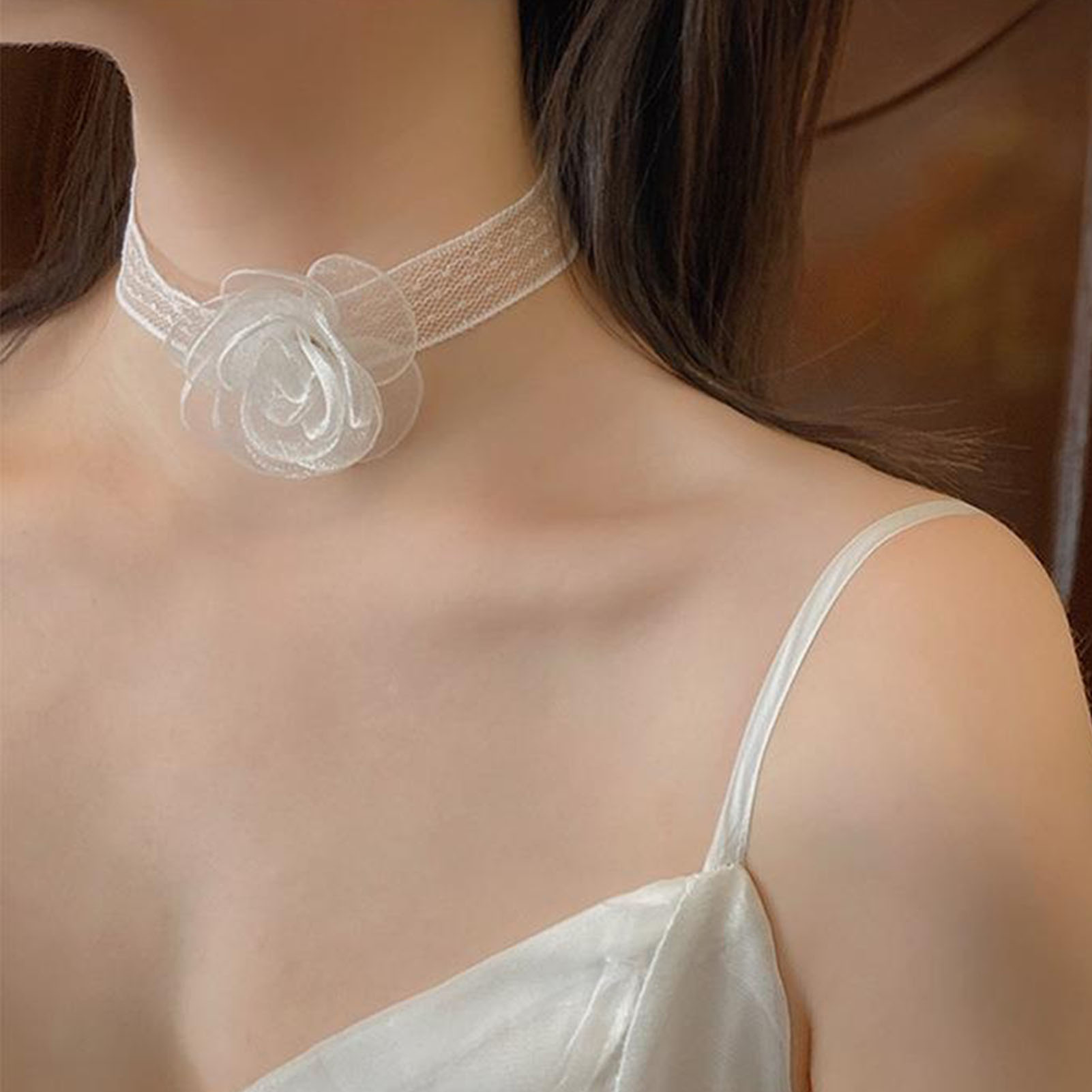 عصابة رأس من الدانتيل مع زينة  - مراجعة Lace Ribbon Trim وسعره