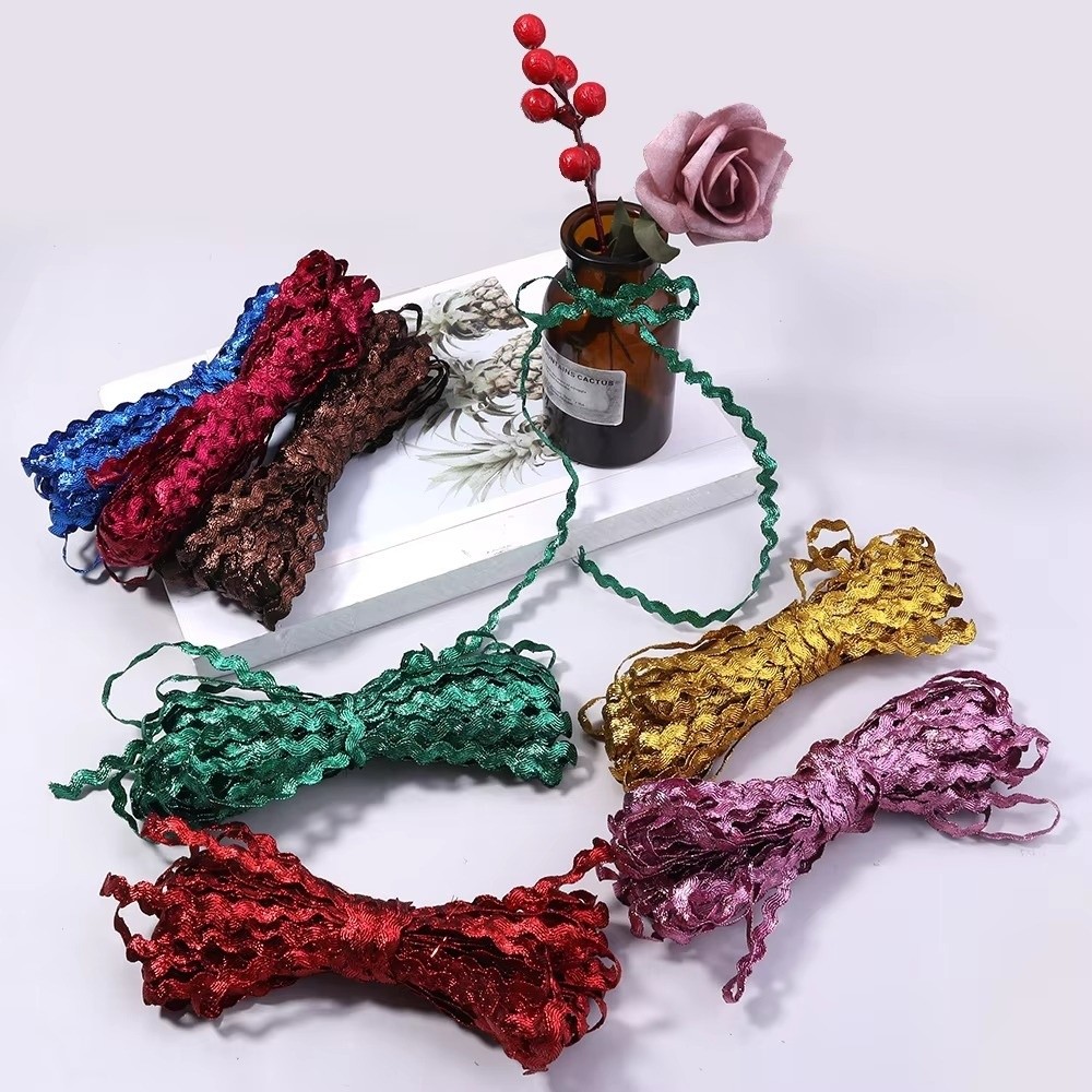 شريط بوليستر متعدد الألوان بطو - مراجعة Lace Ribbon Trim وسعره