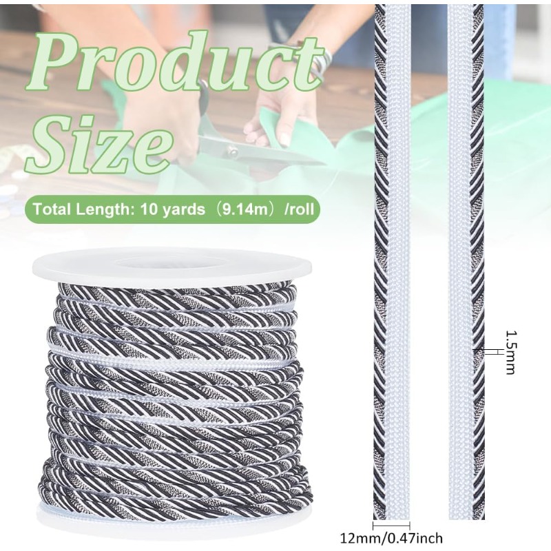 حبل ملفوف مصنوع يدويًا من البو - مراجعة Cord Trim Twisted وسعره