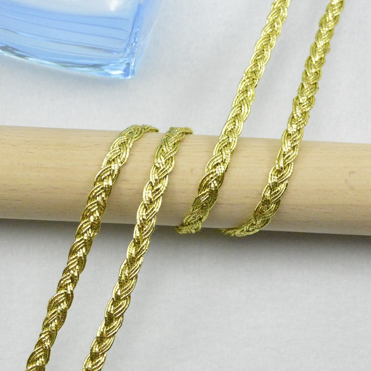 شريط معدني ذهبي مجدول بطول 5 م - مراجعة Cord Trim Twisted وسعره
