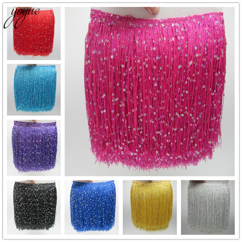YOYUE 1 ياردة 20 سنتيمتر طويلة - مراجعة Fringe Ribbon Sewing وسعره
