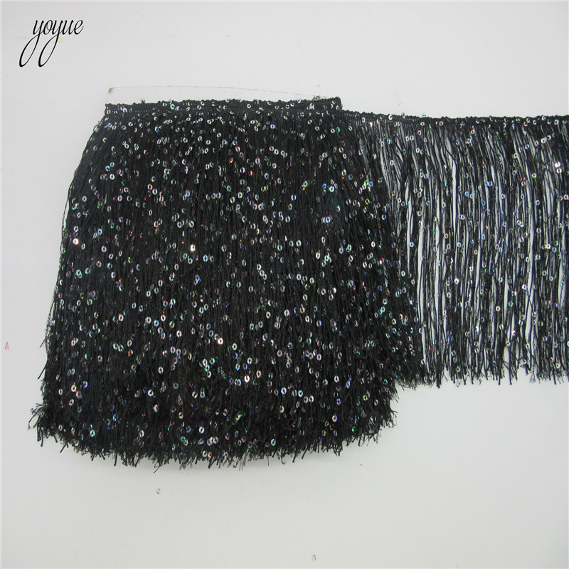 YOYUE 1 ياردة 20 سنتيمتر طويلة - مراجعة Fringe Ribbon Sewing وسعره