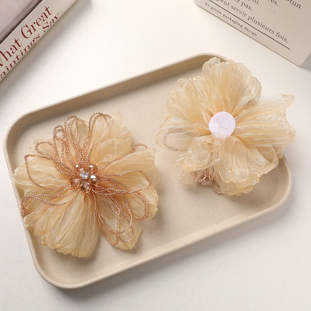 قماش الأورجانزا مزين بالزهور و - مراجعة Applique Patch Flower وسعره
