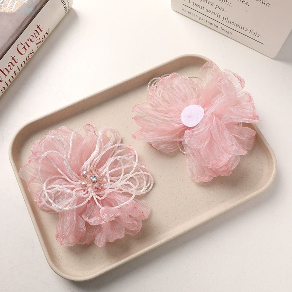 قماش الأورجانزا مزين بالزهور و - مراجعة Applique Patch Flower وسعره