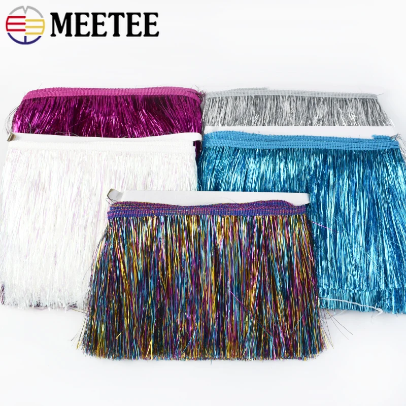 شريط زخرفي ذهبي معدني بطول 10/ - مراجعة Fringe Ribbon Sewing وسعره