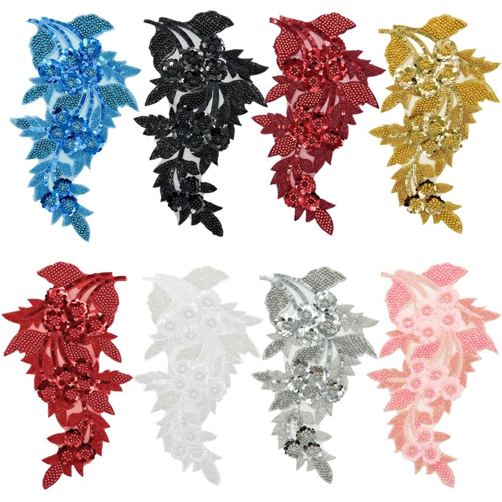 رقع تطريز ثلاثية الأبعاد على ش - مراجعة Applique Patch Flower وسعره