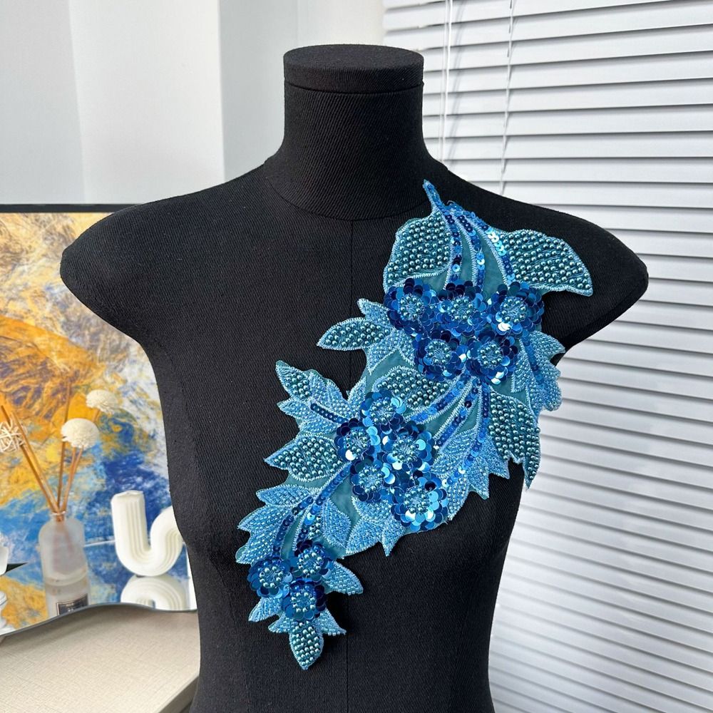 رقع تطريز ثلاثية الأبعاد على ش - مراجعة Applique Patch Flower وسعره