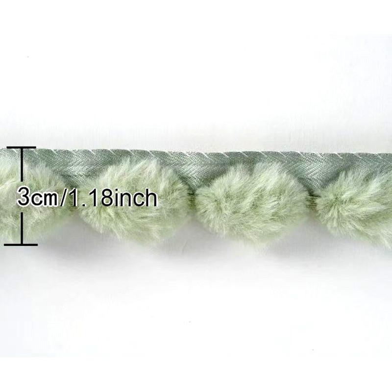 شريط زخرفي من الفرو الصناعي بط - مراجعة Fringe Ribbon Sewing وسعره