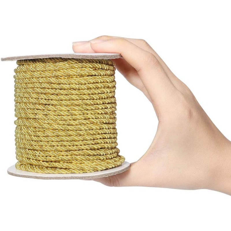 حبل معدني ملتوي حبل ، 3 طبقات  - مراجعة Cord Trim Twisted وسعره