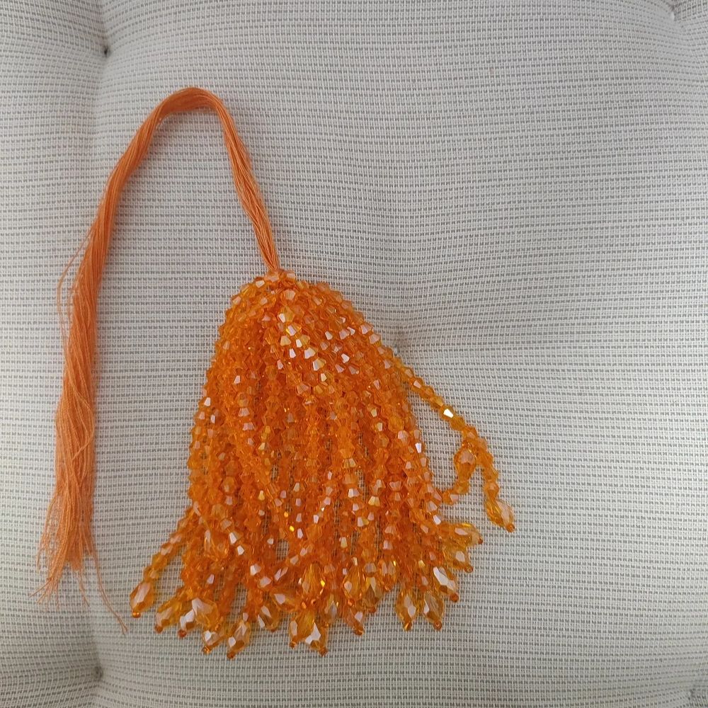 8.5 سنتيمتر واسعة الفردية خرز  - مراجعة Beaded Trim Fringe وسعره