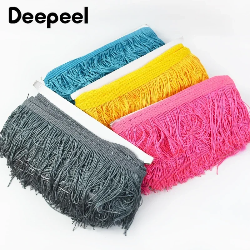 شريط زخرفي طويل ملون بطول 10/1 - مراجعة Fringe Ribbon Sewing وسعره