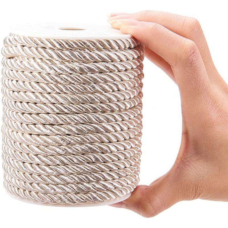 حوالي 50 قدم الحرفية حبل نايلو - مراجعة Cord Trim Twisted وسعره
